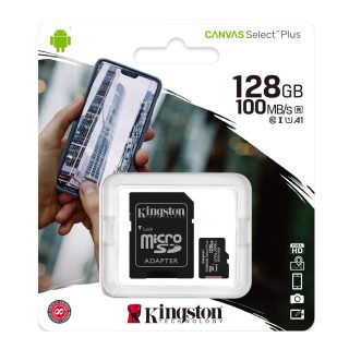 Memoria Micro-SD Kingston Canvas Select Plus de 128GB